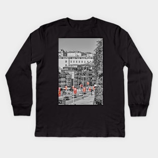 Porto Street Scene Kids Long Sleeve T-Shirt